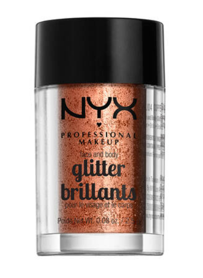 NYX Professional Makeup Face And Body Glitter Brilliants - 04 Copper