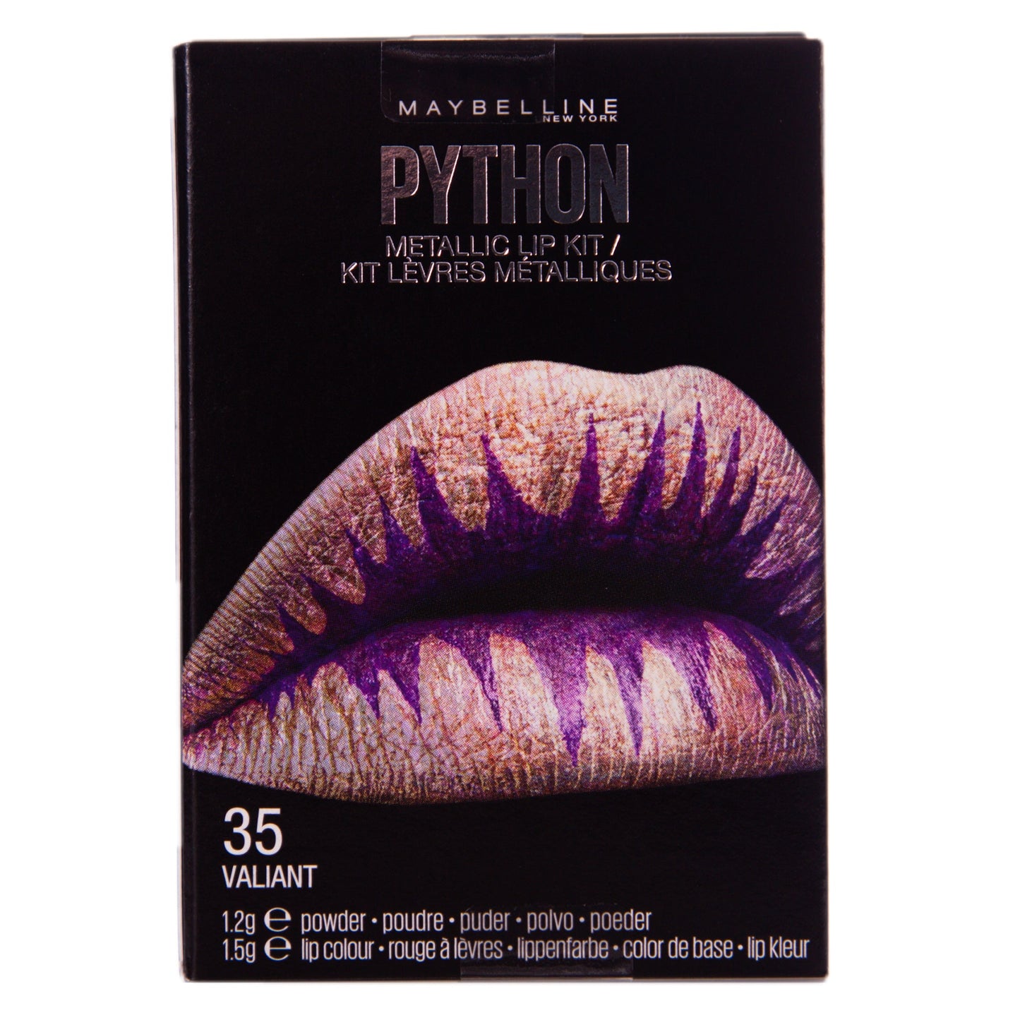 Maybelline Python Metallic Lip Kit Lipstick - Valiant